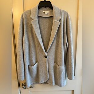 J. Crew Heather Gray Knit Top